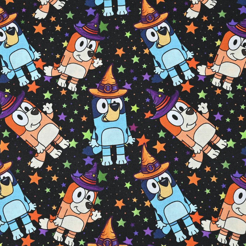 Bluey the Aussie Cartoon Dog 8 Prints! 1 Yard Quality Medium Thickness Plain Cotton Fabric, Fabric Aussie 2407