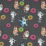 Bluey the Aussie Cartoon Dog 8 Prints! 1 Yard Quality Medium Thickness Plain Cotton Fabric, Fabric Aussie 2407