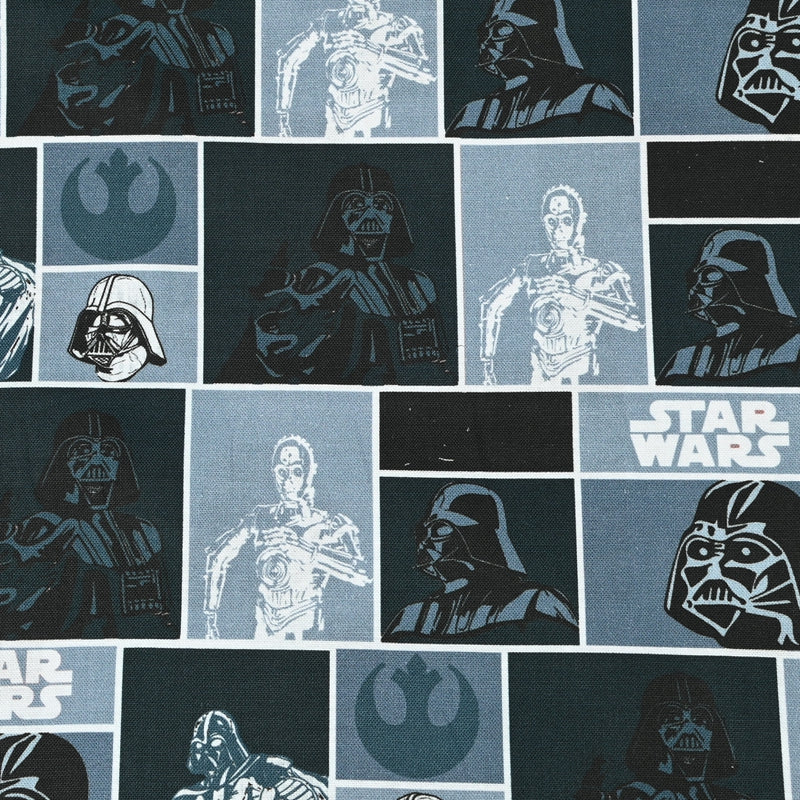 Star Wars Themed Checks 3 prints ! 1 Meter Medium Thickness Cotton Fabric, Fabric by Yard, Yardage Cotton Fabrics for  Style Garments