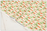 Carrots white! 1 Yard Plain Cotton Fabric, Fabric by Yard, Yardage Cotton Canvas Fabrics for Bags