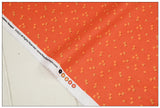 Orange Pattern Floral Series ! 1 Yard Printed Cotton Fabric, Fabric by Yard, Yardage Fabrics, Children  Kids thanksgiving Halloween