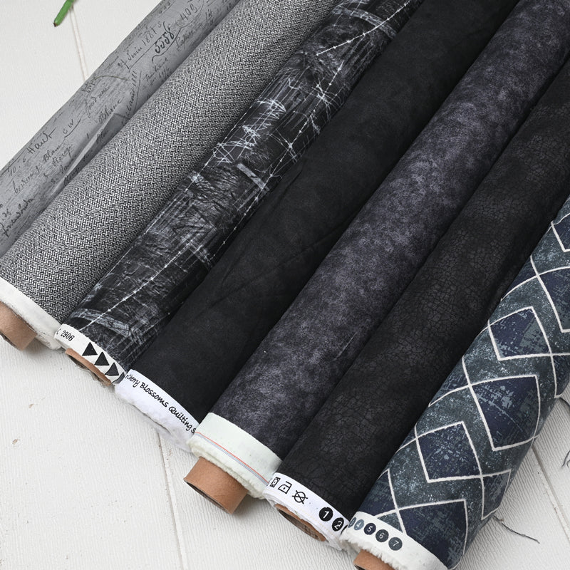 Black and Dark Gray Pattern Series 2! 1 Yard Printed Cotton Fabric, Fabric by Yard, Yardage Fabrics, Children  Kids thanksgiving Halloween