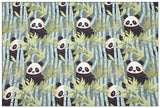 Panda baby! 1 Yard Medium Digital Printed Cotton Fabric by Yard for Style Clothes, Bags