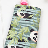 Panda baby! 1 Yard Medium Digital Printed Cotton Fabric by Yard for Style Clothes, Bags