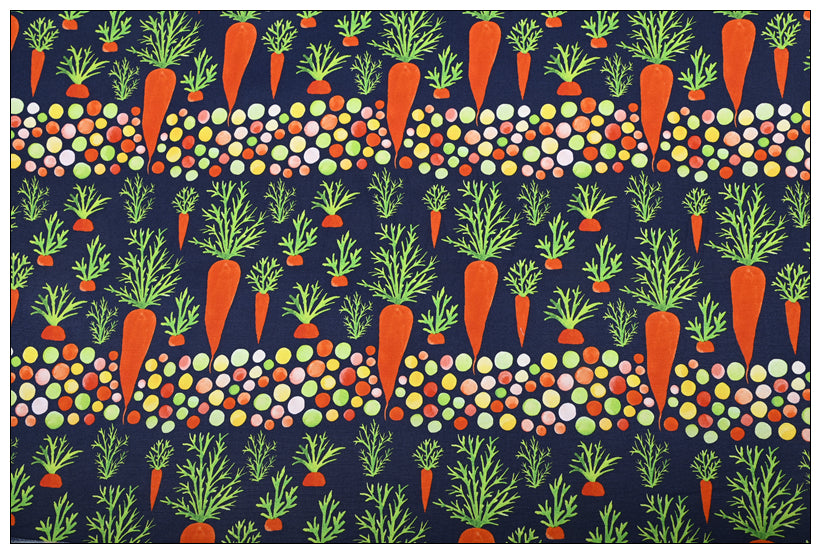 Carrots 2 color! 1 Yard High Quality Stiff Cotton Toile Fabric, Fabric by Yard, Yardage Cotton Canvas Fabrics for Bags