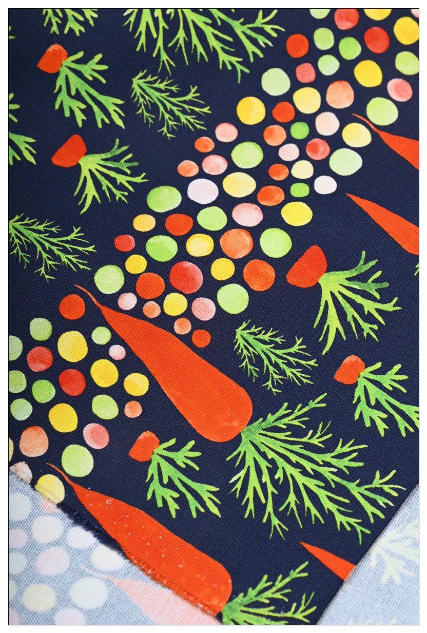 Carrots 2 color! 1 Yard High Quality Stiff Cotton Toile Fabric, Fabric by Yard, Yardage Cotton Canvas Fabrics for Bags