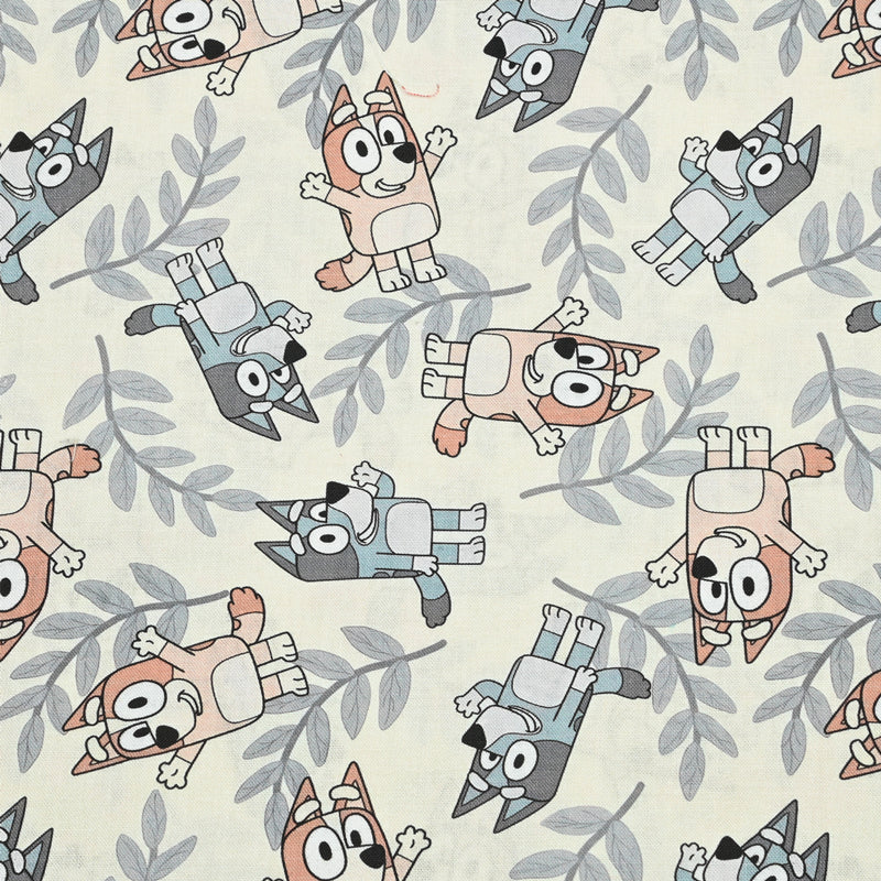 Bluey the Aussie Cartoon Dog 2024 8 prints! 1 Yard Quality Medium Thickness Plain Cotton Fabric, Fabric Aussie 2405 (Copy)