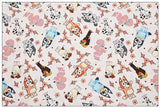 Bluey the Aussie Dingo 2024 9 prints! 1 Yard Quality Medium Thickness Plain Cotton Fabric, Fabric Aussie 2405