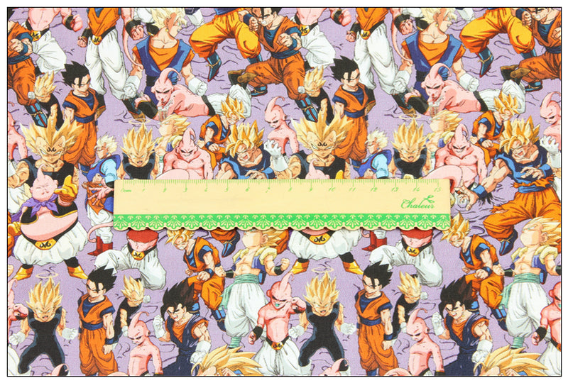 Dragon Ball ドラゴンボール Characters Series 1! 1 Meter Printed Cotton Fabric, Fabric by Yard, Yardage Fabrics, Children  Kids