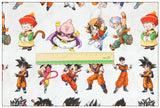 Goku Dragon Ball ドラゴンボール Characters Series 2! 1 Meter Printed Cotton Fabric, Fabric by Yard, Yardage Fabrics, Children  Kids