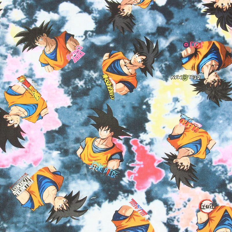 Goku Dragon Ball ドラゴンボール Characters Series 2! 1 Meter Printed Cotton Fabric, Fabric by Yard, Yardage Fabrics, Children  Kids