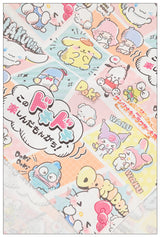 Hello Kitty and Sanrio Friends 3 Prints! 1 Yard Medium Thickness Plain Cotton Fabric, Fabric by Yard, Yardage