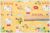 Hello Kitty and Sanrio Friends 3 Prints! 1 Yard Medium Thickness Plain Cotton Fabric, Fabric by Yard, Yardage