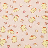 Pompompurin Sanrio Characters 2 Prints! 1 Yard Medium Thickness Plain Cotton Fabric, Fabric by Yard, Yardage