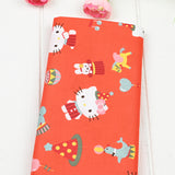 Red Hello Kitty and Sanrio Friends 2 Prints! 1 Yard Medium Thickness Plain Cotton Fabric, Fabric by Yard, Yardage