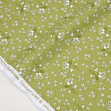 Green Floral Series 2! 1 Yard Printed Cotton Fabric, Fabric by Yard, Yardage Fabrics, Children  Kids thanksgiving Halloween