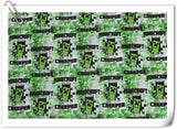 Minecraft the game Series 2 6 Prints ! 1 Yard Medium Digital Printed Cotton Fabric by Yard, Yardage Cotton Fabrics online Game