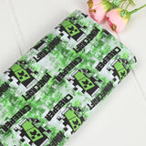 Minecraft the game Series 2 6 Prints ! 1 Yard Medium Digital Printed Cotton Fabric by Yard, Yardage Cotton Fabrics online Game