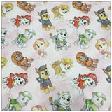 Paw Patrol the Dogs pink!  1 Yard Medium Thickness Cotton Fabric by Yard, Yardage Cotton Fabrics for Style Clothes,