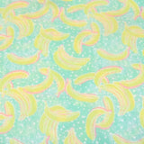 Banana with Dots green! 1 Meter Light Thickness Plain Cotton Fabric, Fabric by Yard, Yardage Cotton Fabrics for  Style Garments, Bags