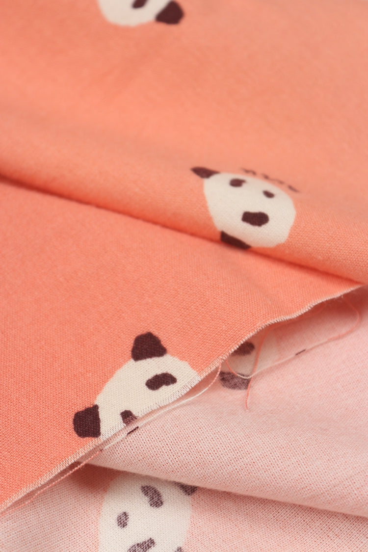 Panda minu orange! 1 Meter Medium Thickness Plain Cotton Fabric, Fabric by Yard, Yardage Cotton Fabrics for  Style Garments, Bags