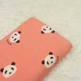 Panda minu orange! 1 Meter Medium Thickness Plain Cotton Fabric, Fabric by Yard, Yardage Cotton Fabrics for  Style Garments, Bags