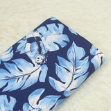 Polar Bear with Icy Leaves! 1 Meter Medium Thickness Cotton Fabric, Fabric by Yard, Yardage Cotton Fabrics for Style Clothes, Bags