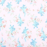 Blue Peacocks pink! 1 Yard Medium Printed Cotton Fabric by Yard for Style Clothes, Bags
