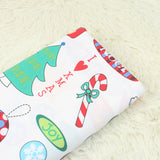 I Love Xmas Christmas! 1 Meter Plain Cotton Fabric by Yard, Yardage Cotton Fabrics for Style Bags Craft