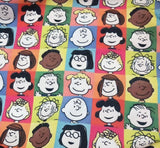 Snoopy Charlie Brown and Friends Series! 1 Yard Stiff Polyester Toile Fabric by Yard, Yardage Polyester Canvas Fabrics Bags Kids Children - fabrics-top