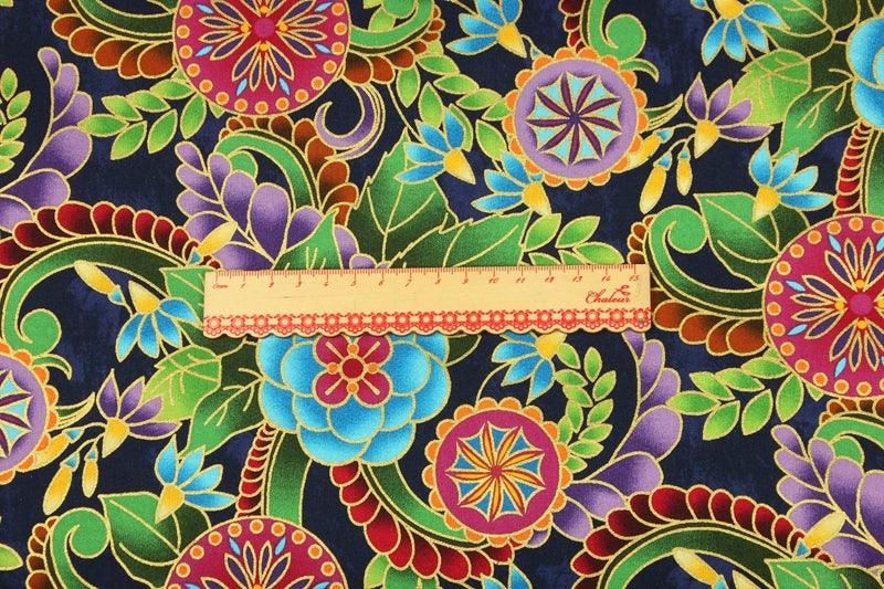 Flowers Fruit Vegetable 5 pattern! 1 Meter Quality Printed Cotton,  Fabrics by Yard , Country Print 202101 - fabrics-top