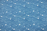 Mickey blue Wave and Bubbles! 1 Meter Medium Thickness  Cotton Fabric, Fabric by Yard, Yardage Cotton Fabrics for  Style Garments, Bags - fabrics-top