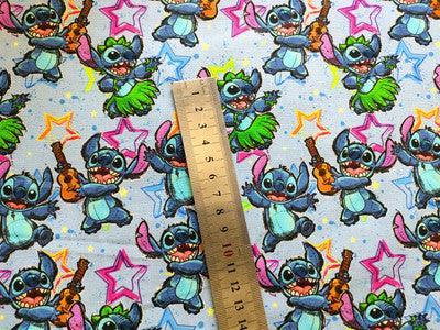 Mele Kalikimaka Stitch Rave! 1 Yard Printed Cotton Fabric, Fabric by Yard, Yardage Fabrics, Children  Kids 2103 - fabrics-top