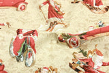 Fit Santa On the Road! 1 Meter Medium Thickness Fine Cotton Fabric, Fabric by Yard, Yardage Cotton Fabrics for  Style Garments, Bags - fabrics-top