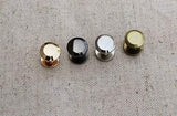 10 sets Shining Plated Screw Rivets, Plated Chicago screw/Concho screw Non-Rusting Leather Rivet, Leather Hardware for Belt Installation. - fabrics-top
