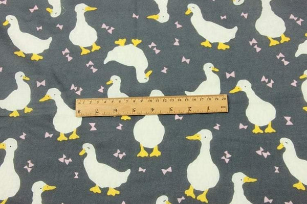 Ducks Gray! 1 Meter Plain Cotton Fabric, Fabric by Yard, Yardage Cotton Fabrics for  Style Garments, Bags - fabrics-top