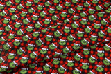 Ew, People! Grinch with Mask! 1 Meter Medium Children Plain Cotton Fabric, Fabric by Yard, Yardage Cotton Fabrics for  Style Garments, Bags - fabrics-top