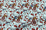 Hello Kitty New Collection 3 Colors! 1 Meter Printed Plain Cotton Fabric, Fabric by Yard, Yardage  Bag Fabrics, Children Kids - fabrics-top