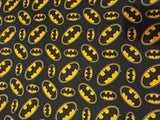 Batman Logo! 1 Meter Medium Thickness Printed Plain Cotton Fabric, Fabric by Yard, Yardage Batman Fabric