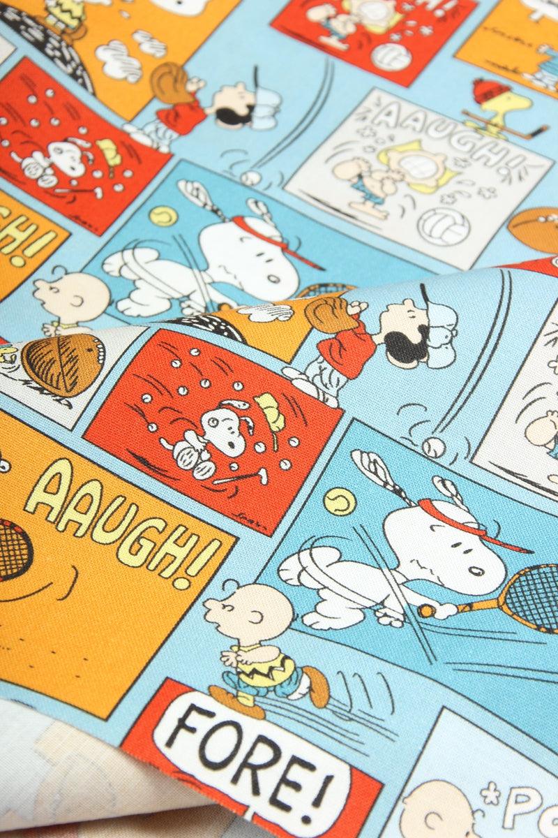 Snoopy and Charlie Brown Comics 2 colors! 1 Yard Plain Cotton Fabric, Fabric by Yard, Yardage Cotton Fabrics for  Style Garments, Bags - fabrics-top