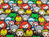 Marvel Super Heroes the Avengers Junior! 1 Meter Top Quality Medium Thickness Plain Cotton Fabric, Fabric by Yard, Yardage Cotton Fabrics - fabrics-top