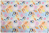 Bluey and Bingo the Aussie Dogs 7 Colors! 1 Yard Quality Medium Thickness Plain Cotton Fabric, Fabric Aussie 2203 - fabrics-top