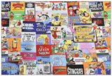 Old Cartoons American Retro Pictures ! Half Meter Medium Thickness Cotton-Linen Fabric, Fabric by Half Yard for Style Clothes, Bags