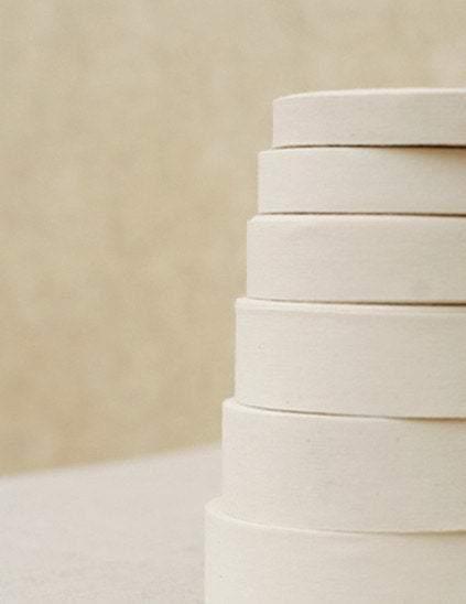 6 Yards Basic natural White Cotton Tape,Cotton Ribbon, 100% cotton, 4 width available - fabrics-top