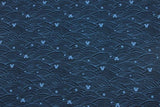 Mickey blue Wave and Bubbles! 1 Meter Medium Thickness  Cotton Fabric, Fabric by Yard, Yardage Cotton Fabrics for  Style Garments, Bags - fabrics-top