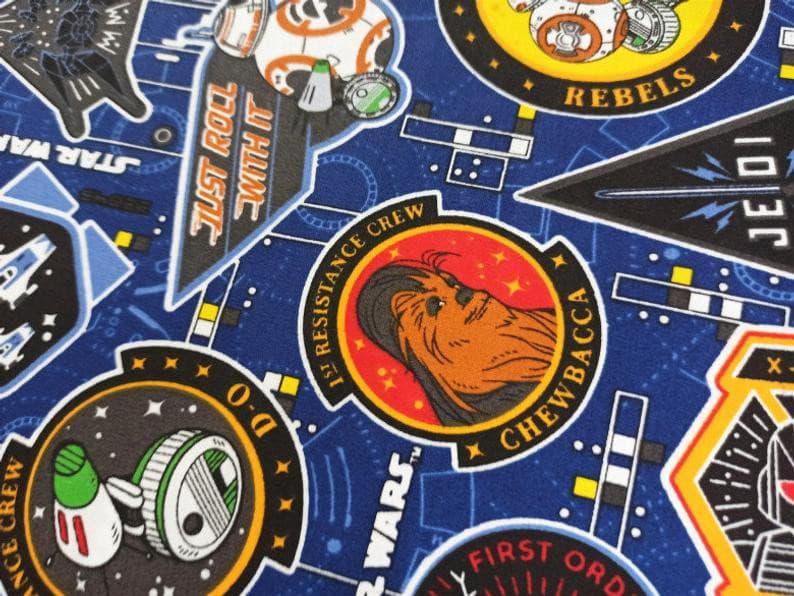 Star Wars Mandalorian 2 Colors!1 Meter Medium Thickness  Cotton Fabric, Fabric by Yard, Yardage Cotton Fabrics for  Style Garments - fabrics-top