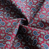 Small Paisley 2 colors! 1 Meter Quality Printed Cotton,  Fabrics by Yard, Fabric Yardage Floral Fabrics - fabrics-top