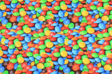 M&M's Chocolate Beans ! 1 Meter Medium Thickness Cotton Fabric, Fabric by Yard, Yardage Cotton Fabrics for Style Clothes, Bags - fabrics-top