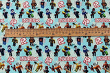 Roblox game Series 1 ! 1 Meter Medium Printed Cotton Fabric, Fabric by Yard, Yardage Cotton Fabrics online Game OVER - fabrics-top