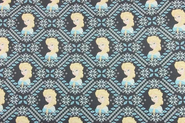 the Princesses series 5 Frozen Elsa Anna! 1 Yard Quality Medium Thickness Plain Cotton Fabric, Fabric by Yard, Yardage Cotton Fabrics - fabrics-top